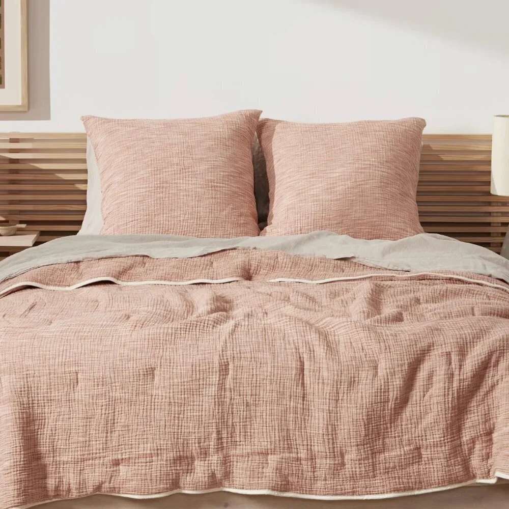 New Parachute Marble Cloud Cotton Euro Sham in Dune